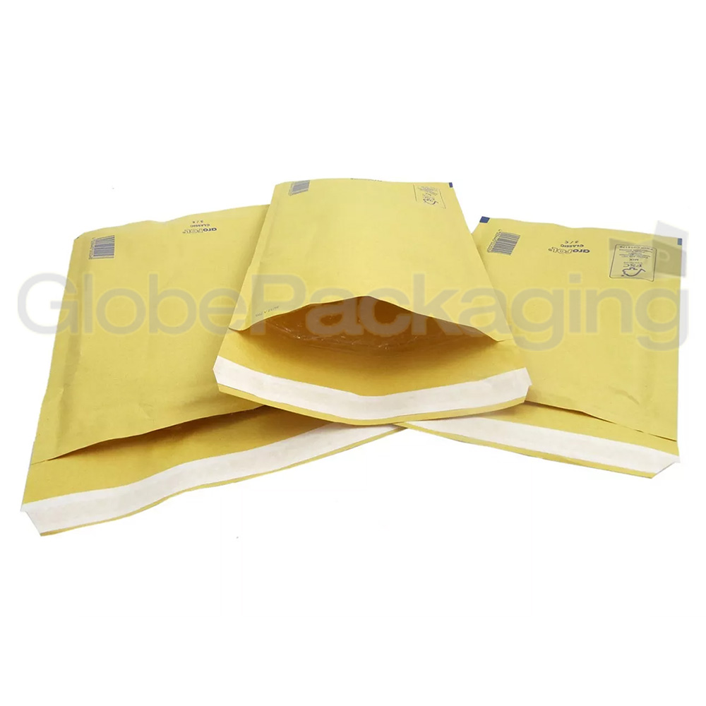 50 x AROFOL AR3 GOLD BUBBLE ENVELOPES PADDED BAGS 150x215mm C/0